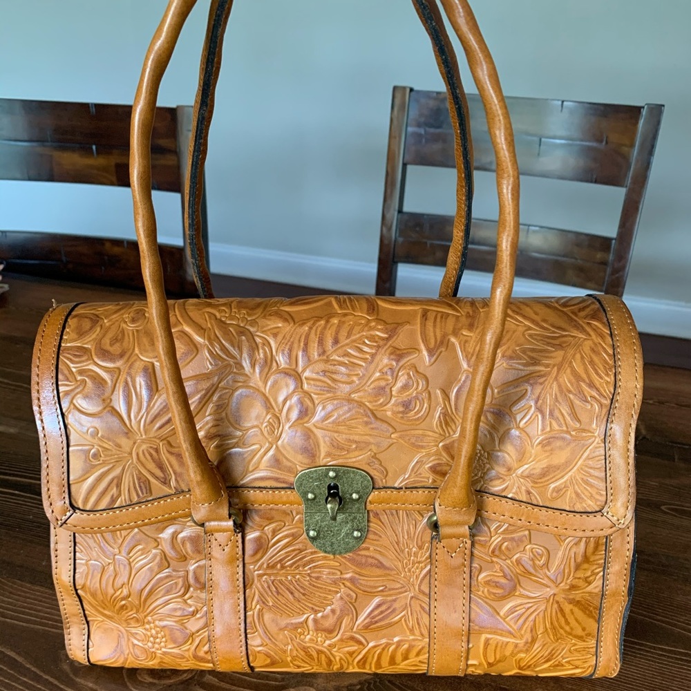 Patricia Nash Floral Vienna Satchel